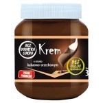 KREM O SMAKU KAKAOWO - ORZECHOWYM BEZ DODATKU CUKRU I OLEJU PALMOWEGO 350 G.