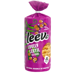 WAFLE Z SOCZEWICY SOLONE BEZGLUTENOWE BIO 100 g - LEEV