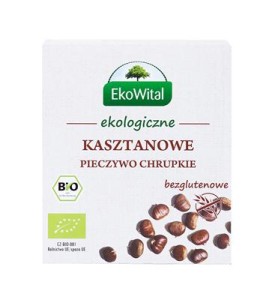 PIECZYWO CHRUPKIE KASZTANOWE BEZGLUTENOWE BIO 100 G. - EKOWITAL