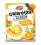 GALARETKA Z AGAREM ANANASOWO - POMARAŃCZOWA BEZGLUTENOWA 45 G. - CELIKO