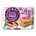 WAFLE KAKAOWE BEZ CUKRU, LAKTOZY, BEZGLUTENOWE 95 G. - LEA LIFE