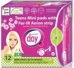 PODPASKI HIGIENICZNE MINI Z PASKIEM ANIONOWYM (TEENS) 12 szt.