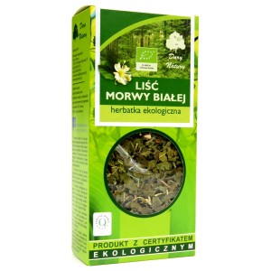 LIŚĆ MORWY BIAŁEJ EKOLOGICZNY 50 G. - DARY NATURY