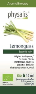 OLEJEK ETERYCZNY TRAWA CYTRYNOWA (LEMONGRASS) EKOLOGICZNY 10 ml.