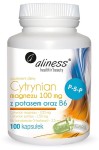 CYTRYNIAN MAGNEZU Z POTASEM ORAZ B6 100 VEGE KAPS. - ALINESS