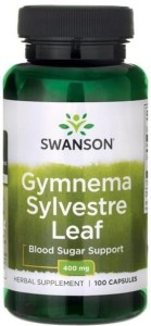 GYMNEMA SYLVESTRE LEAF 400 MG 100 KAPS. - SWANSON