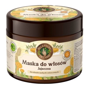 MASKA DO WŁOSÓW JAJECZNA 300 ML. - RECEPTURY ZIELARSKI