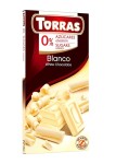 CZEKOLADA BIAŁA BEZ DODATKU CUKRU BEZGLUTENOWA 75 g. - TORRAS