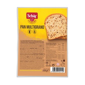 PAN MULTIGRGANO - WIELOZAIRNISTY CHLEB BEZGLUTENOWY 250 G. - SCHAR