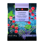 CUKIERKI Z MELISĄ,LAWENDĄ I OWOCAMI LEŚNYMI ZE STEWIĄ BEZ CUKRU 50 G. - PURE & GOOD