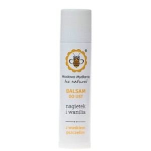 BALSAM DO UST NAGIETEK I WANILIA - Z WOSKIEM PSZCZELIM 5,5 ML. - MIODOWA MYDLARNIA