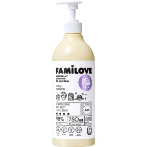 NATURALNY SZAMPON DO WŁOSÓW FAMILOVE - KWITNĄCA BERGAMOTKA ULTRADELIKATNIE MYJE WŁOSY I SKÓRE GŁOWY 750 ML. - YOPE