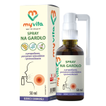 SPRAY NA GARDŁO - PROPOLIS, POROST ISLANDZKI I PRAWOŚLAZ (DZIECI & DOROŚLI) 50 ML. - MY VITA
