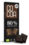 CZEKOLADA CIEMNA 80 % BIO 40 G. - COCOA