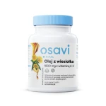 OLEJ Z WIESIOŁKA 1800 MG Z WITAMINĄ A I E 60 KAPS. - OSAVI