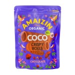 RURKI WAFLOWE KOKOSOWO - CZEKOLADOWE BEZGLUTENOWE BIO 140 G. - AMAIZIN