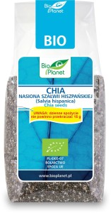 CHIA - NASIONA SZAŁWII HISZPAŃSKIEJ BIO 200 G. - BIO PLANET