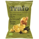 CHIPSY ZIEMNIACZANE SMAŻONE NA OLIWIE Z OLIWEK BIO 100 G. - TRAFO