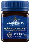 MIÓD MANUKA MGO 968+ UMF 22+ 250 G.- HADDRELL'S OF CAMBRIDGE