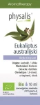 OLEJEK ETERYCZNY EUKALIPTUS AUSTRALIJSKI (EUCALYPTUS RADIATA) EKOLOGICZNY 10 ml. - PHYSALIS