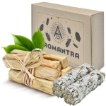 ZESTAW PREZENTOWY - PALO SANTO 50 G + BIAŁA SZAŁWIA - UNIWERSALNY AROMANTRA
