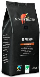 KAWA ZIARNISTA ARABICA 100% ESPRESSO FAIR TRADE EKOLOGICZNA 1000 g. - MOUNT HAGEN
