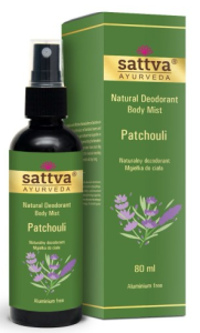 DEZODORANT - MGIEŁKA DO CIAŁA PACZULA 80 ML. - SATTVA (AYURVEDA)