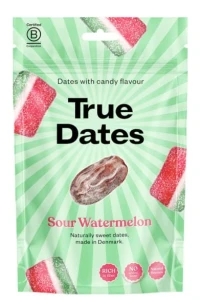 DAKTYLE O SMAKU KWAŚNEGO ARBUZA SOUR WATERMELON 100 G. - TRUE DATES