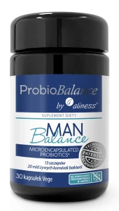 ProbioBalance MAN - PROBIOTYK DLA MĘŻCZYZN 20 mld x 30 vege KAPS. - ALINESS