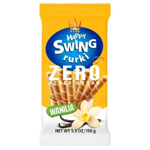 RURKI WANILIOWE BEZ DODATKU CUKRU 150 G. - HAPPY SWING