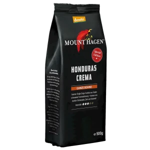 KAWA ZIARNISTA ARABICA 100 % HONDURAS CREMA DEMETER BIO 500 g. - MOUNT HAGEN