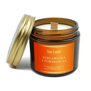 ŚWIECA SOJOWA BERGAMOTKA Z POMARAŃCZĄ 120 ML.- YOUR CANDLE