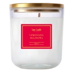ŚWIECA SOJOWA ZAPACHOWA LEMONIADA MALINOWA 180 ML.- YOUR CANDLE
