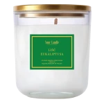 ŚWIECA SOJOWA ZAPACHOWA LIŚĆ EUKALIPTUSA 180 ML.- YOUR CANDLE