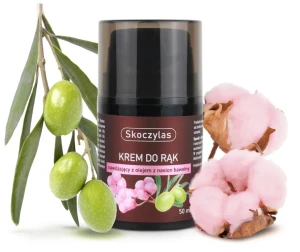 KREM DO RĄK NAWILŻAJĄCY Z OLEJEM Z NASION BAWEŁNY 50 ML. - SKOCZYLAS