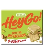 CZEKOLADA BIAŁA Z PRAŻONYMI PISTACJAMI BEZGLUTENOWA BEZ DODATKU CUKRU 60 G. - TORRAS HeyGo
