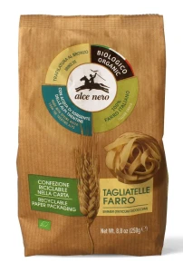 MAKARON (Z PŁASKURKI) GNIAZDA TAGLIATELLE BIO 250 G. - ALCE NERO