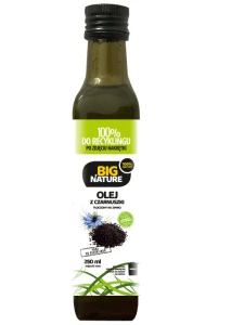 OLEJ Z CZARNUSZKI TŁOCZONY NA ZIMNO 250 ML. - BIG NATURE