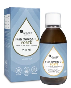 FISH OMEGA 3 FORTE 50/25 TRÓJGLICERYDY 200 ML. - ALINESS