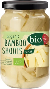 PĘDY BAMBUSA PLASTRY W ZALEWIE BIO 340 g. (175 g) - BIOASIA