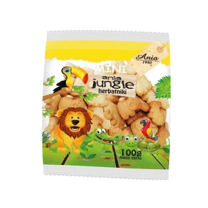 HERBATNIKI MINI JUNGLE PSZENNE 100 G. - ANIA