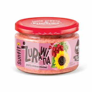 ŻURAWINOWA PASTA SŁONECZNIKOWA 180 G. - PRIMAVIKA