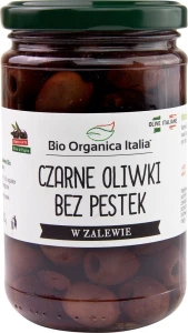 OLIWKI CZARNE BEZ PESTEK W ZALEWIE EKOLOGICZNE 280 g. (160 g.)