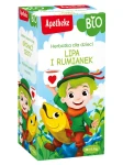 HERBATKA DLA DZIECI - LIPA, CZARNY BEZ, RUMIANEK EKOLOGICZNA - SASZETKI (20 x 1,5g.) - APOTHEKE