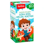 HERBATKA DLA DZIECI - DZIKA RÓŻA I ROKITNIK EKOLOGICZNA - SASZETKI (20 x 1,5 g.) - APOTHEKE