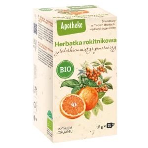 HERBATKA ROKITNIKOWA Z MIĘTĄ I POMARAŃCZĄ BIO (20 x 1,8 g) 36 g - APOTHEKE