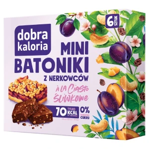 MINI BATONIKI A'LA KRUCHE CIASTO ZE ŚLIWKĄ 102 G. - DOBRA KALORIA