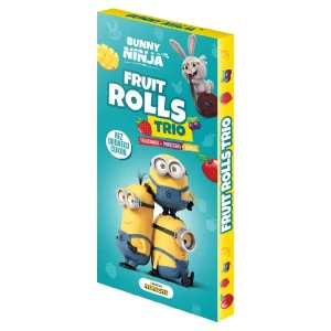PRZEKĄSKA BUNNY NINJA FRUIT TRIO ROLLS MINIONKI 45 G.
