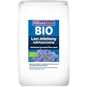 LEN MIELONY ODTŁUSZCZONY BIO 200 g. - NATURAVENA