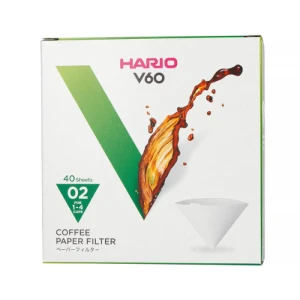 FILTRY PAPIEROWE DO DRIPPERA V60-02 (40 szt.) - HARIO